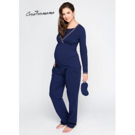 Пижама для беременных и кормления Creative Mama Bluemarine