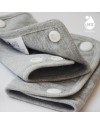 Нагрудник с накладками для эрго-рюкзака ERGO BABY FOUR POSITION 360 TEETHING PAD AND BIB Natural