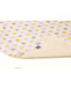 Непромокаемая двусторонняя пеленка Эко Пупс Eco Cotton хлопок 50х70 и 65х90 см горошек