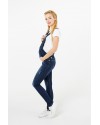 Полукомбинезон для беременных джинсовый, синий арт. 751731
