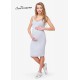 Платье для беременных и кормящих Creative Mama Bodycon GREY