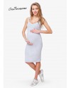 Платье для беременных и кормящих Creative Mama Bodycon GREY