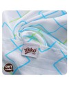 Бамбуковые пеленки XKKO® BMB Голубые квадраты 90*100