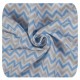Бамбуковые пеленки XKKO® Scandinavian голубой с серым 90*100