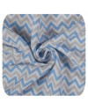 Бамбуковые пеленки XKKO® Scandinavian голубой с серым 90*100