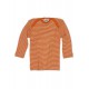 Кофточка длинный рукав, шерсть/шелк, оранжевый цвет, Cosilana
