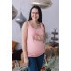 Майка для беременных и кормящих Love&Carry персиковая