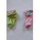 Носочки для новорожденных махровые Mamika розовые, горчичные
