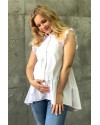 Сорочка для вагітних і годуючих Dianora 0173 біла