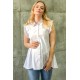 Рубашка для беременных и кормящих Dianora 2043 белая