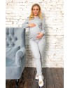 Спортивный костюм для беременных и кормящих Dianora 2025 серый