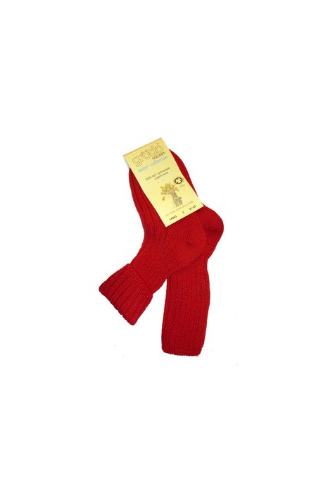 Термошкарпетки дитячі Groedo 100% вовна, 14041 червоний
