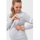 Спортивный костюм для беременных и кормящих Dianora 2085 серый