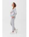 Спортивный костюм для беременных и кормящих Dianora 2085 серый