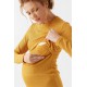 Кофта для беременных и кормящих Dianora 1983 горчичная