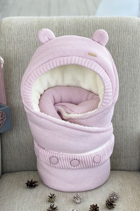 Конверт для новорожденного Kid's Fantasy "Мишутка" розовый