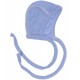 Термошапка для новонароджених 3го складу бавовна/шерсть/шовк Cosilana блакитна
