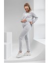 Утепленные спортивные штаны для беременных Dianora 2106 серые