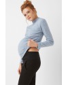 Кофта для беременных и кормящих Dianora 1998 голубая