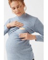 Кофта для вагітних і годуючих Dianora 2102 синя