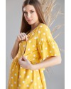 Платье для беременных и кормящих Dianora 2156 желтое