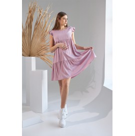 Сукня для вагітних і годуючих Dianora 2155 темно-рожеве
