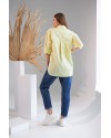 Рубашка для беременных и кормящих Dianora 2151 желтая