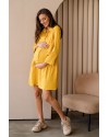 Платье для беременных и кормящих To be 4319 желтое