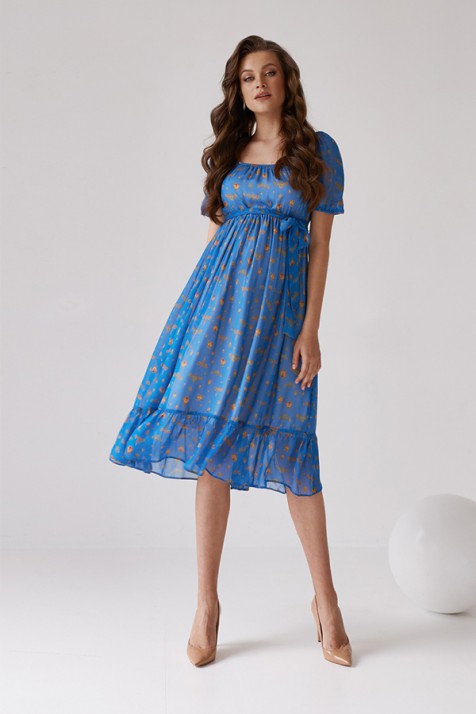 Платье для беременных и кормящих Dianora 2164 синее