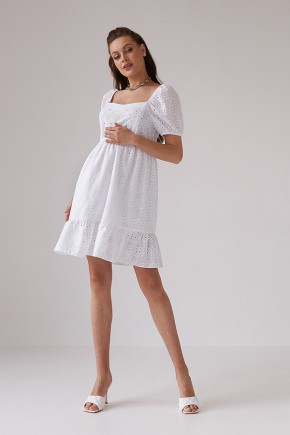 Платье для беременных и кормящих Dianora 2168 белое