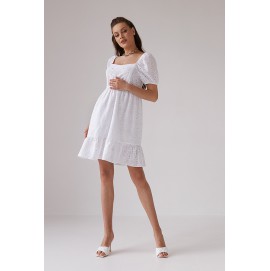 Платье для беременных и кормящих Dianora 2168 белое