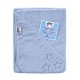 Детское Махровое полотенцек капюшоном XKKO 90x95 Organic  - голубое