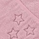 Детское Махровое полотенцек капюшоном XKKO 90x95 Organic  - розовое