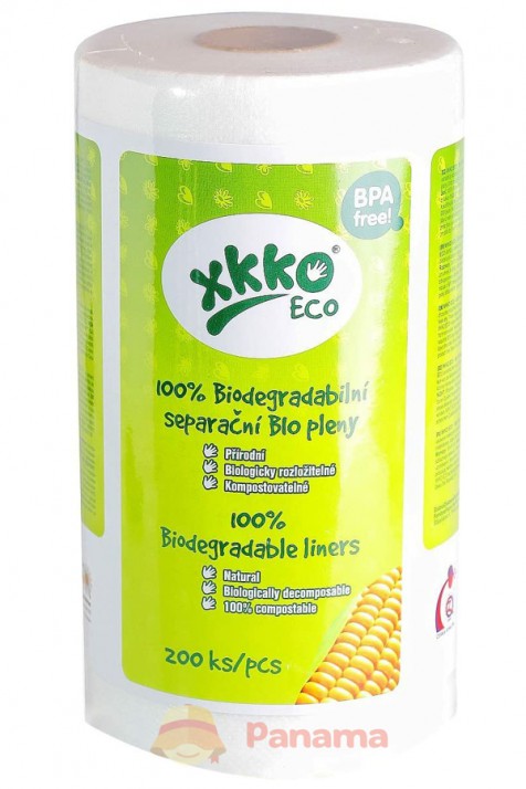 Одноразовые вкладыши для многоразовых подгузников "Eco" XKKO 200 шт