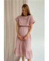 Платье для беременных и кормящих To be 4337 пудра