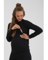 Кофта для беременных и кормящих Dianora 2186 черная