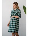 Платье для беременных To be 4206729 зеленое
