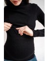 Джемпер для беременных и кормящих To be 4279 черный