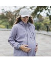 Демисезонная слингокуртка для беременных 4 в 1 Love&Carry бордо