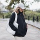 Демисезонная слингокуртка для беременных 4 в 1 Love&Carry Черная