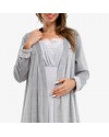 Халат для беременных и кормящих Creative Mama Light Grey