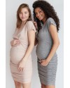 Платье для беременных, будущих мама серебро