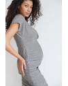 Платье для беременных, будущих мама серебро