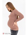 Лонгслив для беременных и кормящих Юла Mama DORIS NR-12.012
