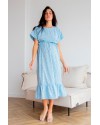 Платье для беременных и кормящих To be 4337760, Голубой
