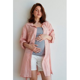Блуза для беременных и кормящих To be 1268 пудра