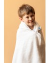 Детское Махровое полотенцек капюшоном XKKO 90x95 Organic  - белое