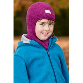 Шапка-шолом дитяча вовна 100% Pickapooh Sturmhause фіолетова