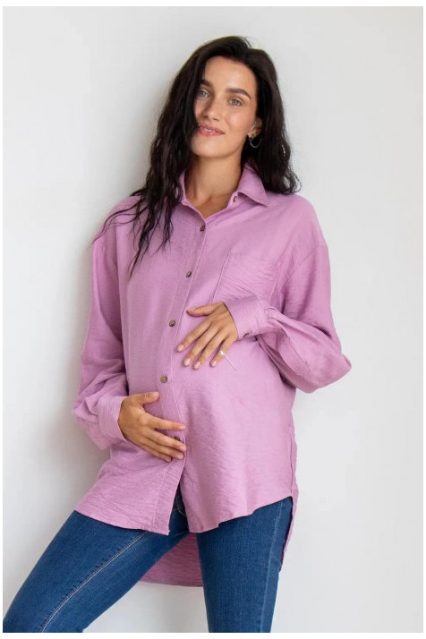 Сорочка для вагітних і годуючих To be 2101 рожева