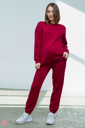 Спортивный костюм утепленный для беременных и кормящих Юла Mama VIENO ST-42.012